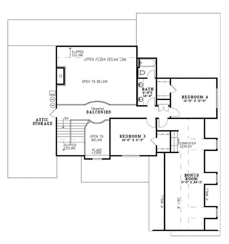 SECOND FLOOR PLAN