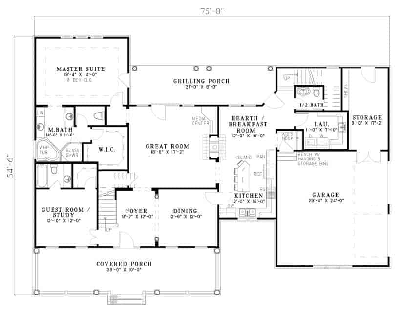 Floor Plan Main Level