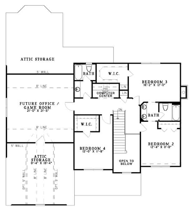 Floor Plan Second Story