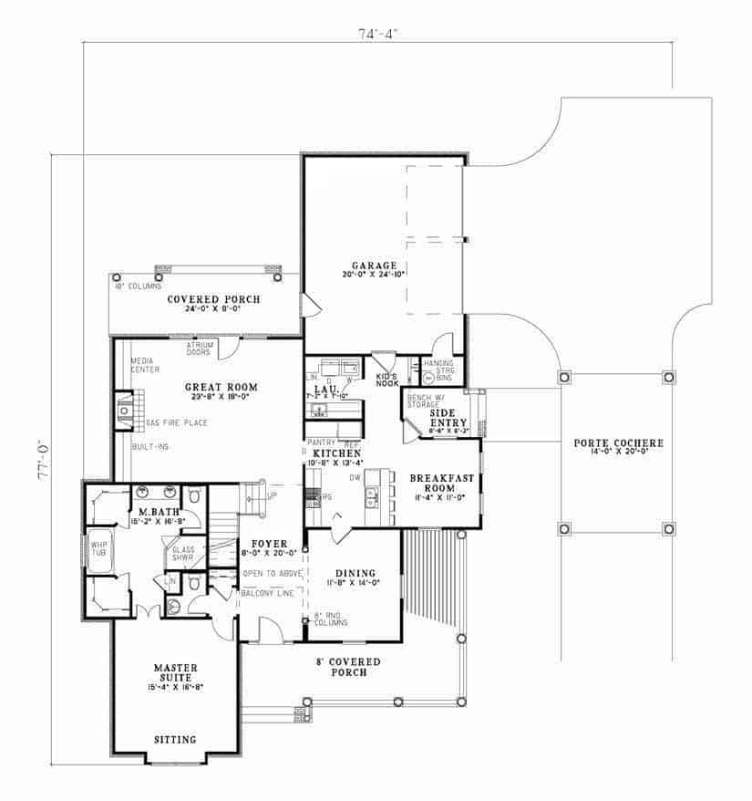 Floor Plan First Story