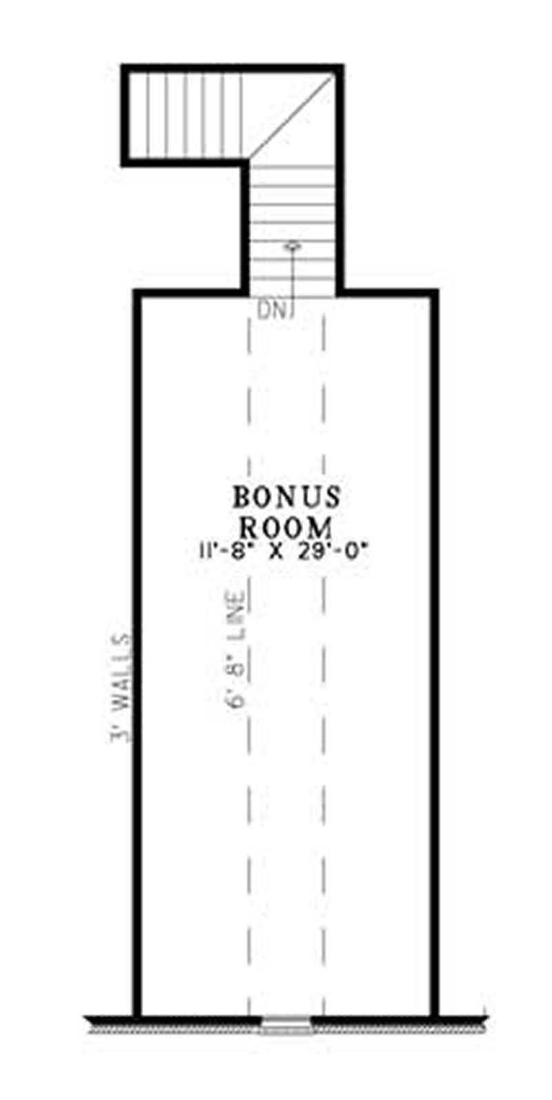 Floor Plan Bonus Room