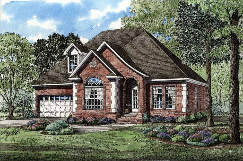 3-Bedroom, 1797 Sq Ft Home - Plan #153-1875 - Main Exterior