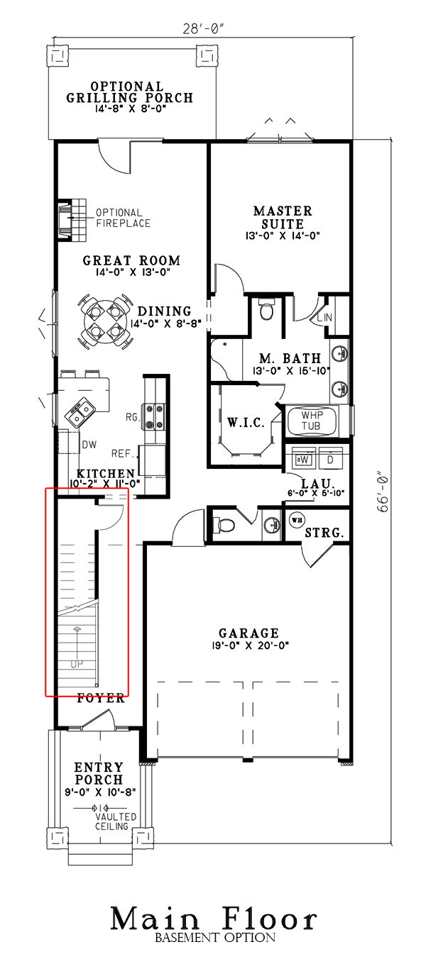 Floor Plan Main Level