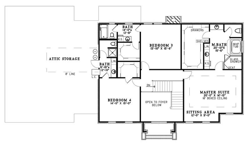 SECOND FLOOR PLAN