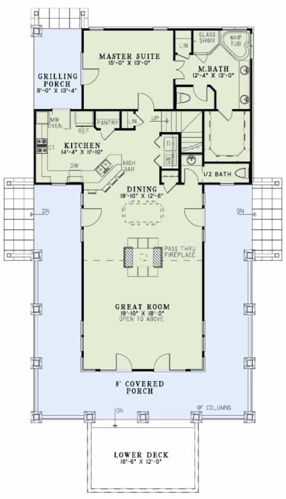 Floor Plan Main Level