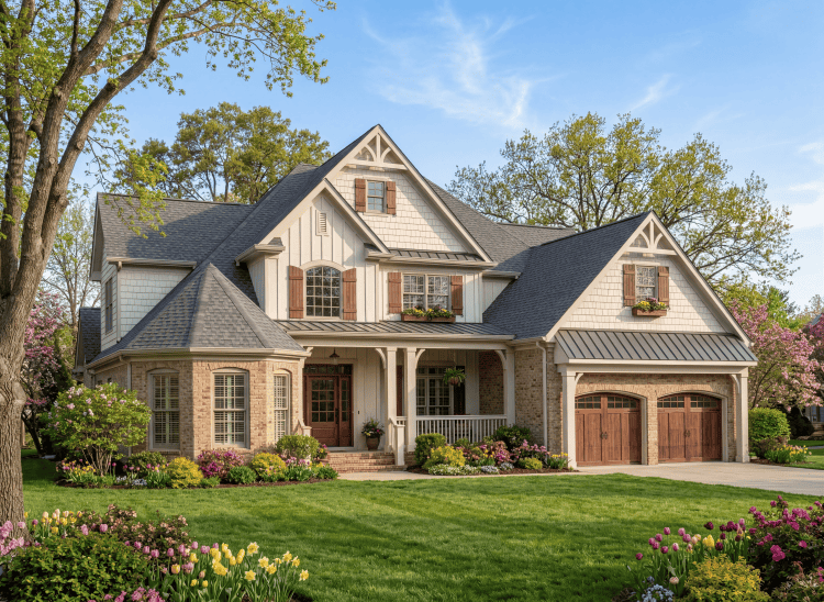 4-Bedroom, 2815 Sq Ft Craftsman House Plan - 153-1912 - Front Exterior