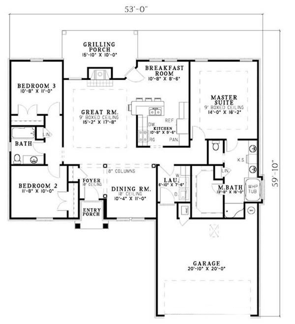 Floor Plan Main Level