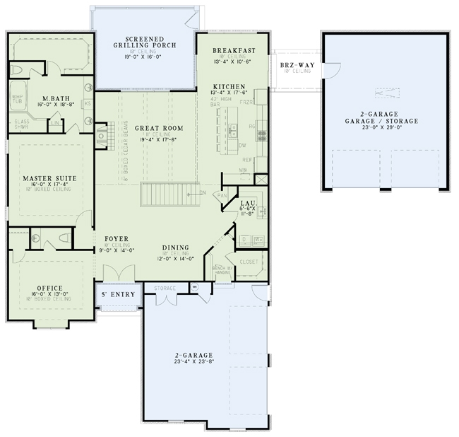 Floor Plan Main Level