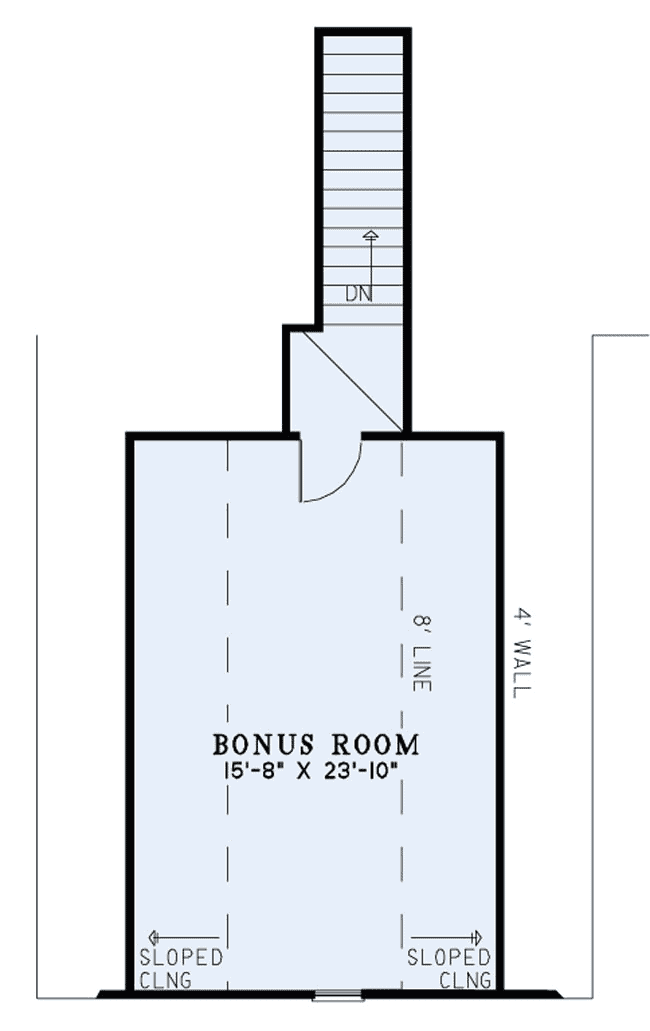 Floor Plan Bonus Room