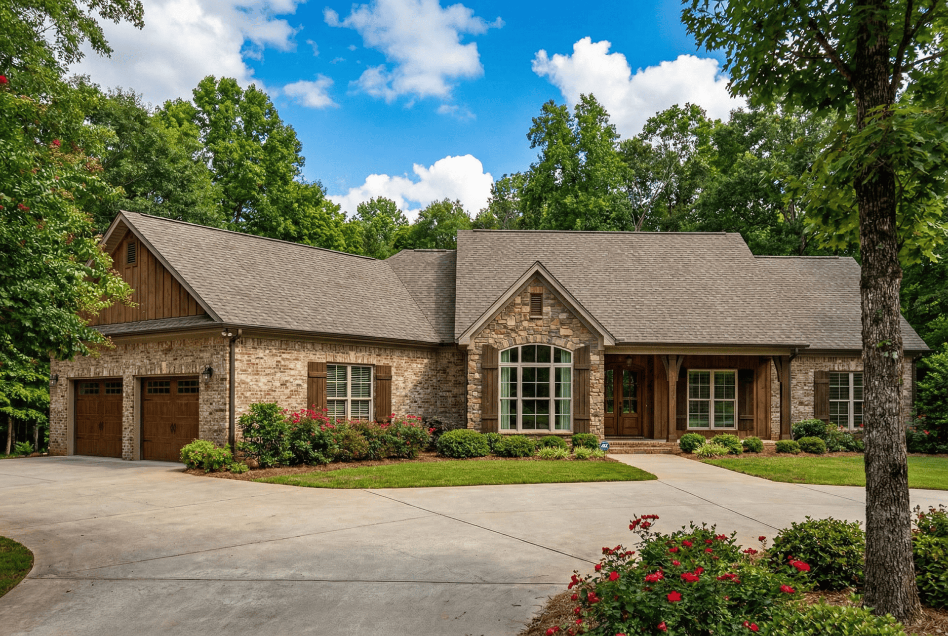 4-Bedroom, 2279 Sq Ft Ranch Home Plan - 153-1979 - Main Exterior