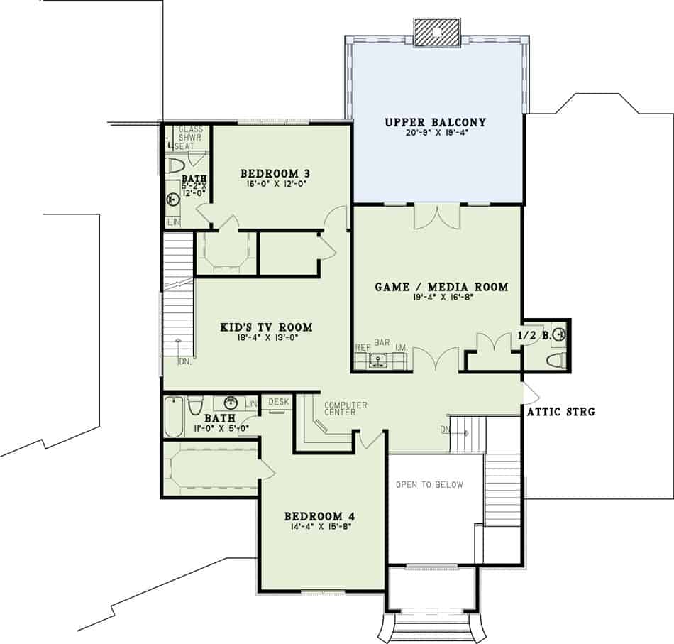 Floor Plan Upper Level