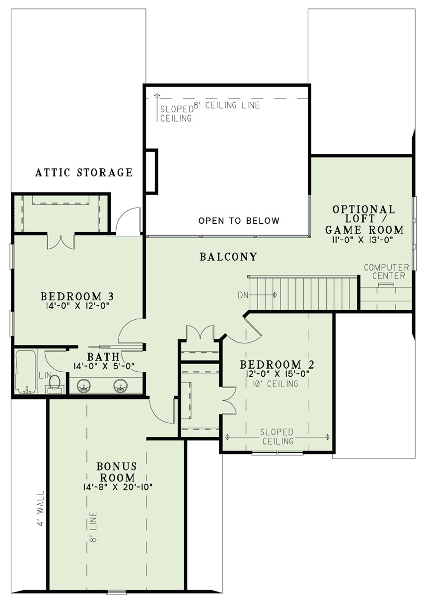 Floor Plan Upper Level