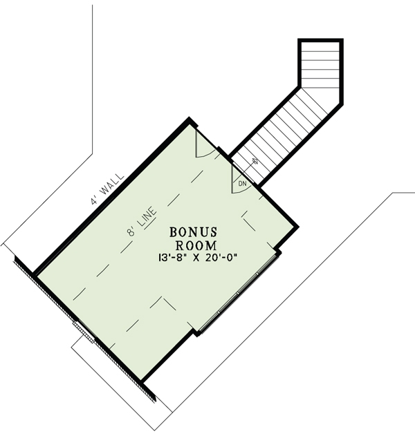 Floor Plan Bonus Room