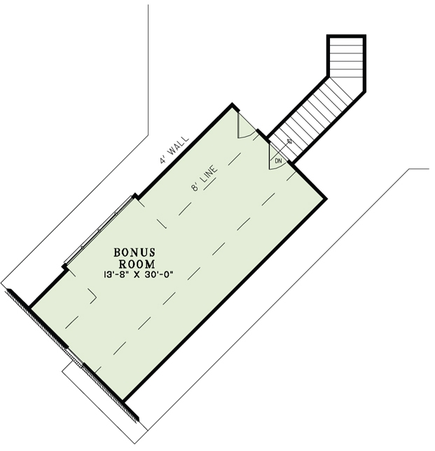 Floor Plan Bonus Room