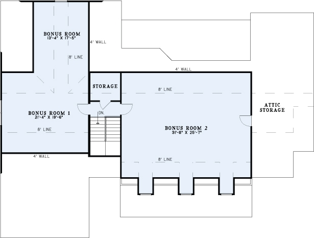 Floor Plan Bonus Room
