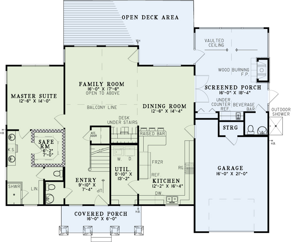 Floor Plan Main Level