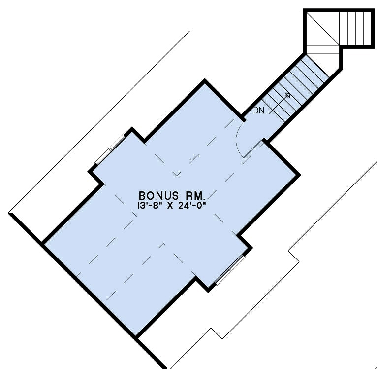 Floor Plan Bonus Room