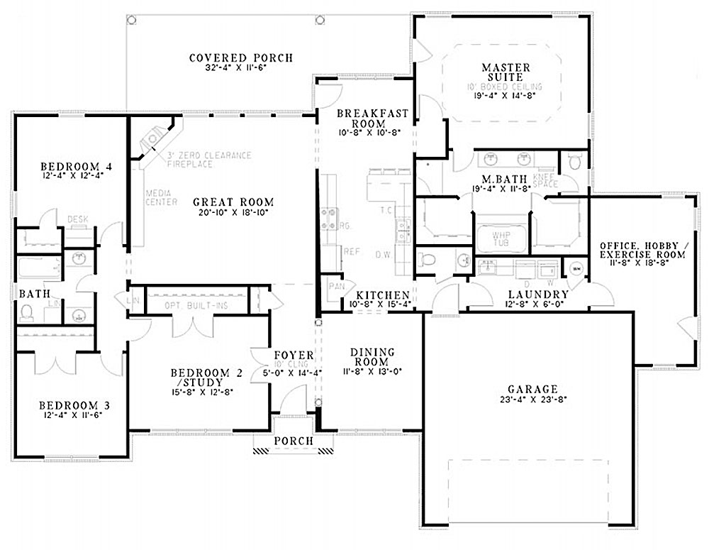 Floor Plan Main Level
