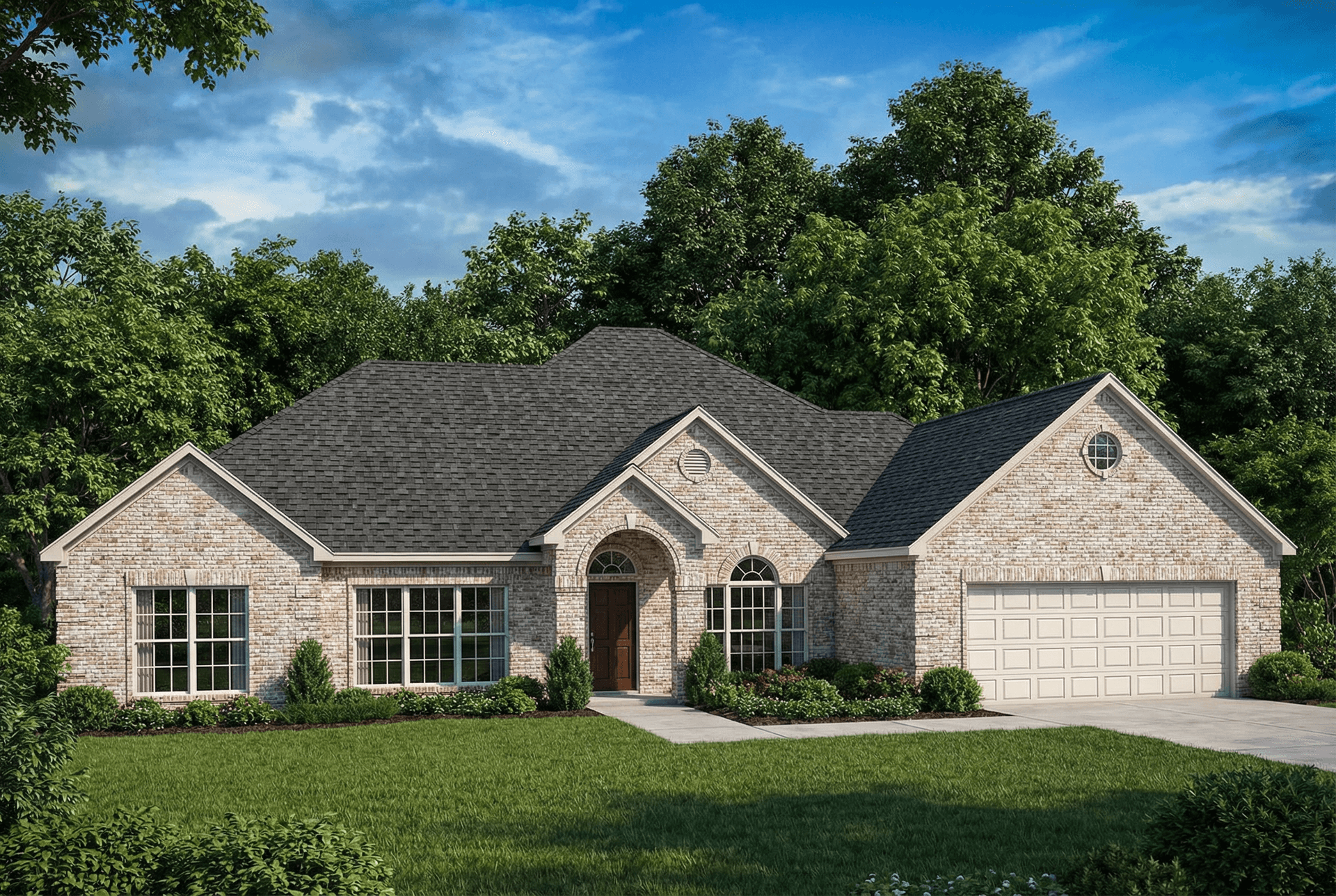 4-Bedroom, 2582 Sq Ft French Home - Plan #153-2085 - Main Exterior
