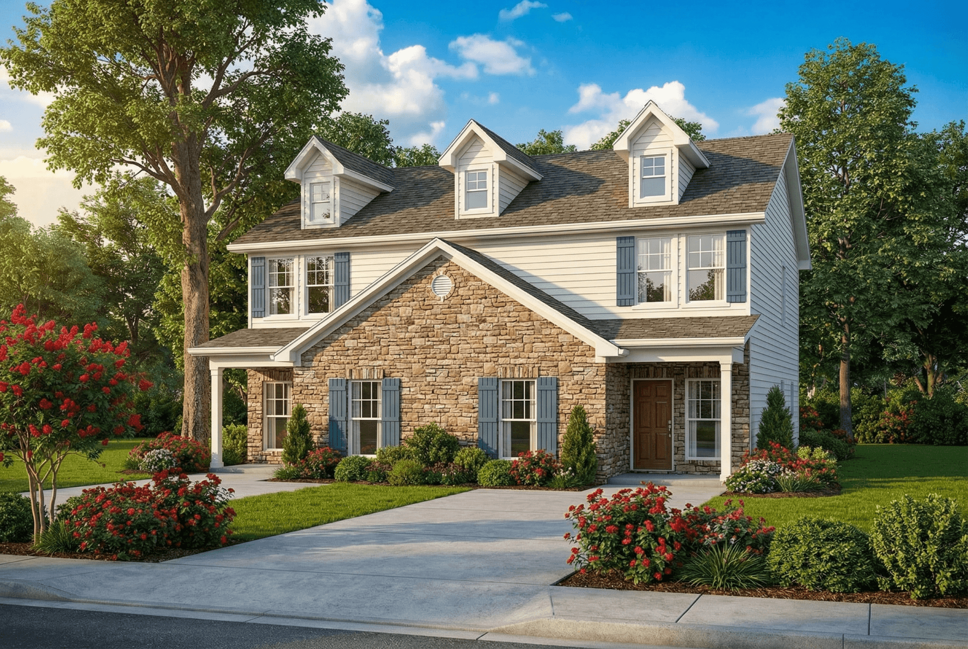 3-Bedroom, 1500 Sq Ft Colonial Multi-Family Home -Plan #153-2087 