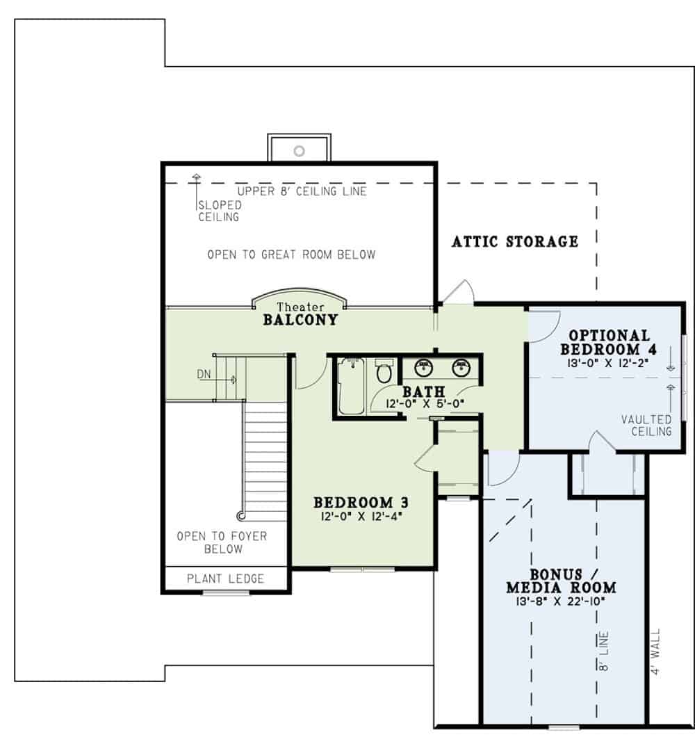 Floor Plan Upper Level