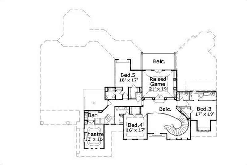 SECOND STORY FLOOR PLAN