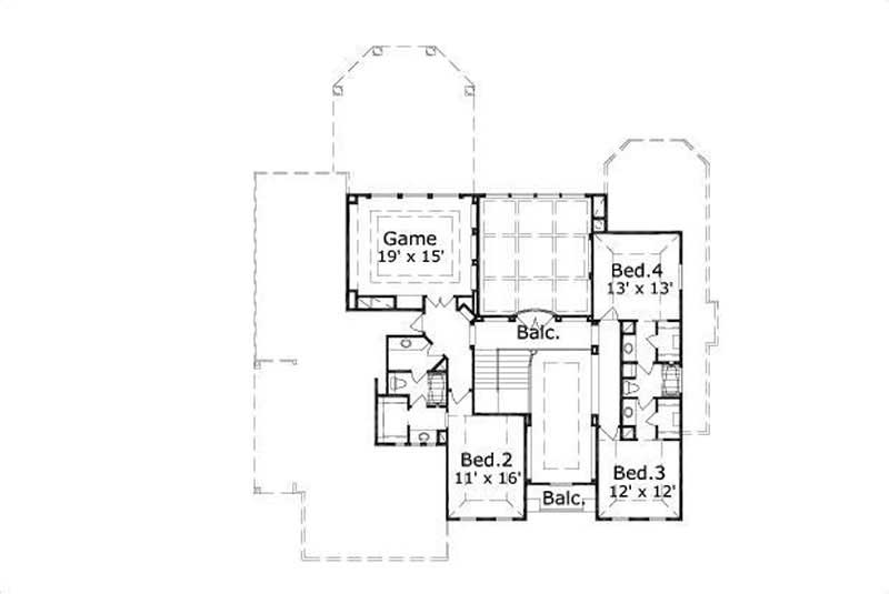 SECOND STORY FLOOR PLAN