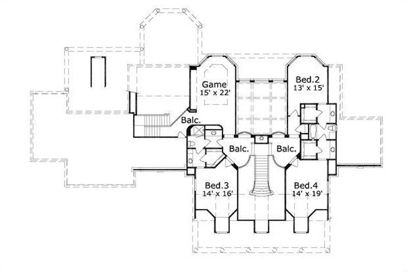 SECOND STORY FLOOR PLAN