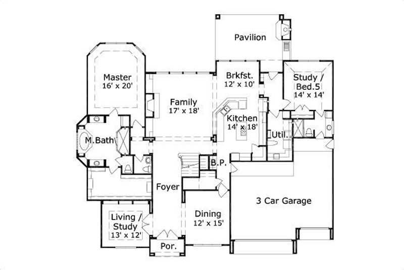 FIRST STORY FLOOR PLAN