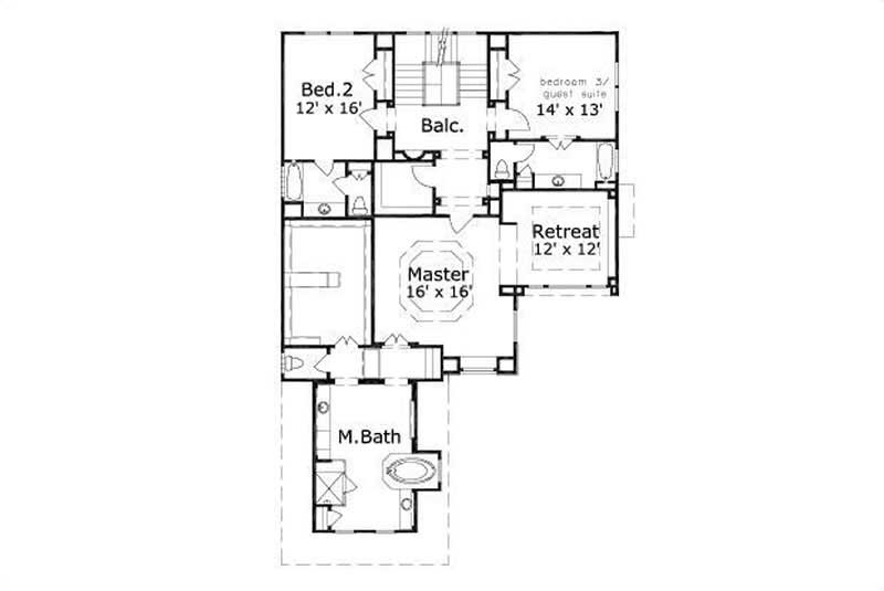 SECOND STORY FLOOR PLAN