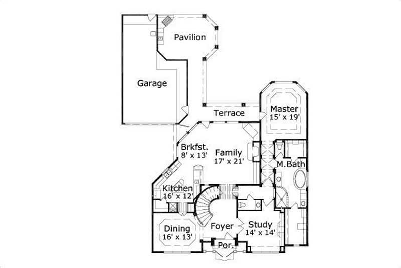 FIRST STORY FLOOR PLAN