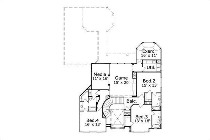 SECOND STORY FLOOR PLAN