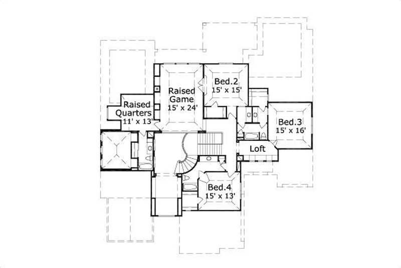 SECOND STORY FLOOR PLAN