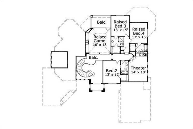 SECOND STORY FLOOR PLAN