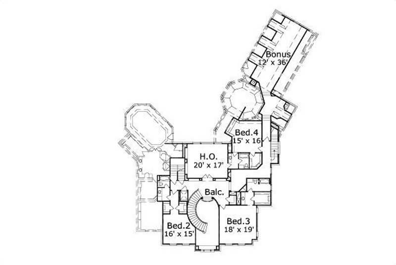 SECOND STORY FLOOR PLAN