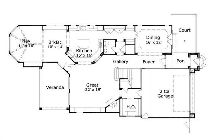 FIRST STORY FLOOR PLAN