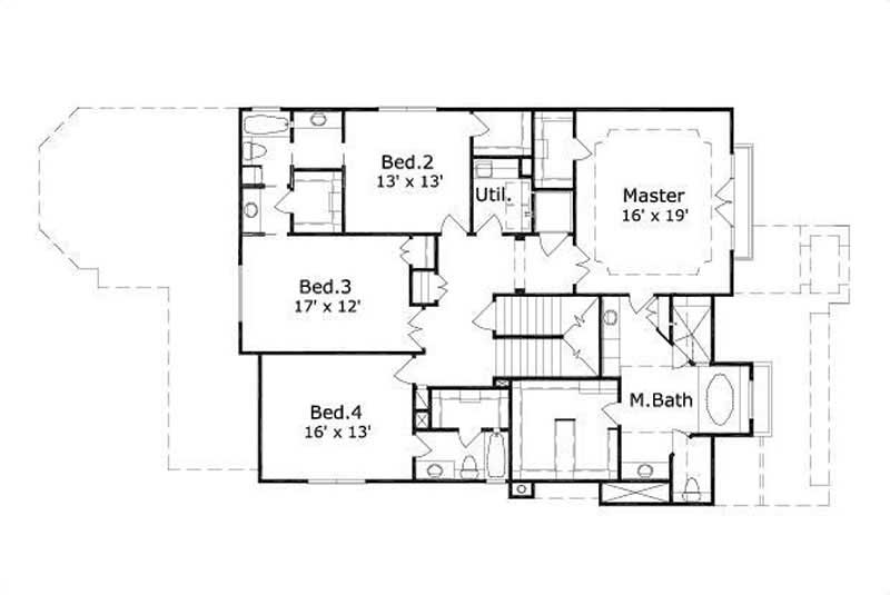 SECOND STORY FLOOR PLAN
