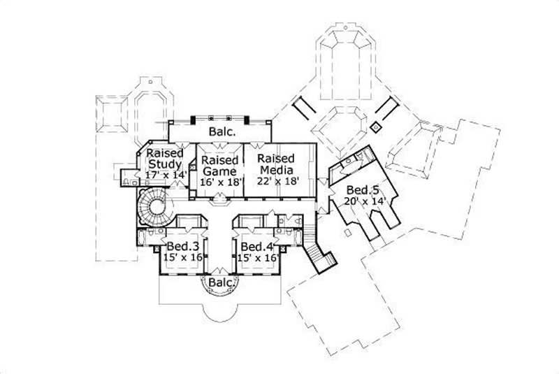 SECOND STORY FLOOR PLAN