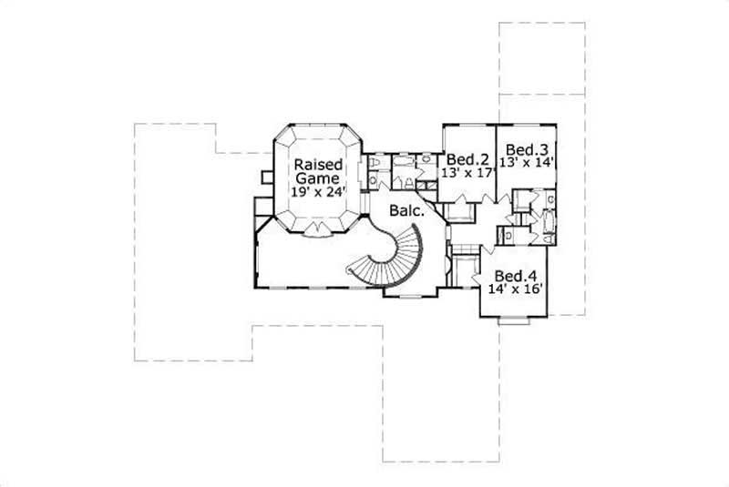 SECOND STORY FLOOR PLAN
