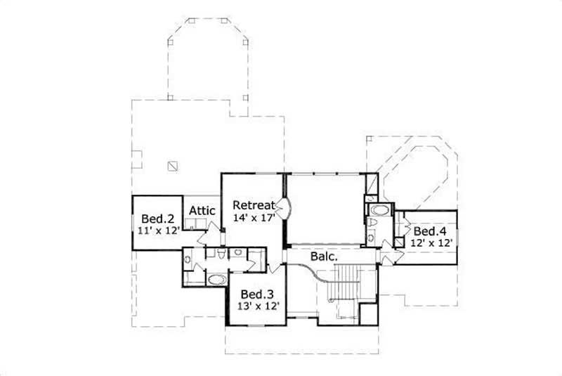 SECOND STORY FLOOR PLAN