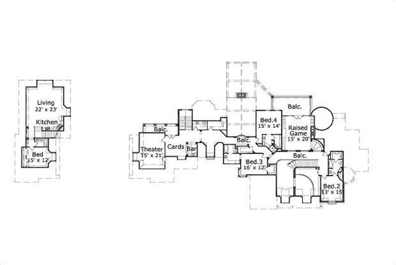 SECOND STORY FLOOR PLAN