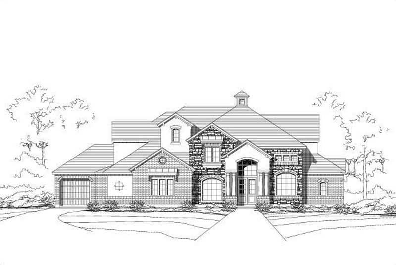 4-Bedroom, 5003 Sq Ft Craftsman House Plan - 156-1174 - Front Exterior