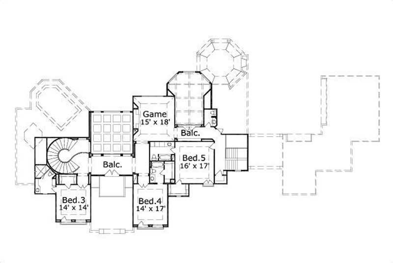 SECOND STORY FLOOR PLAN