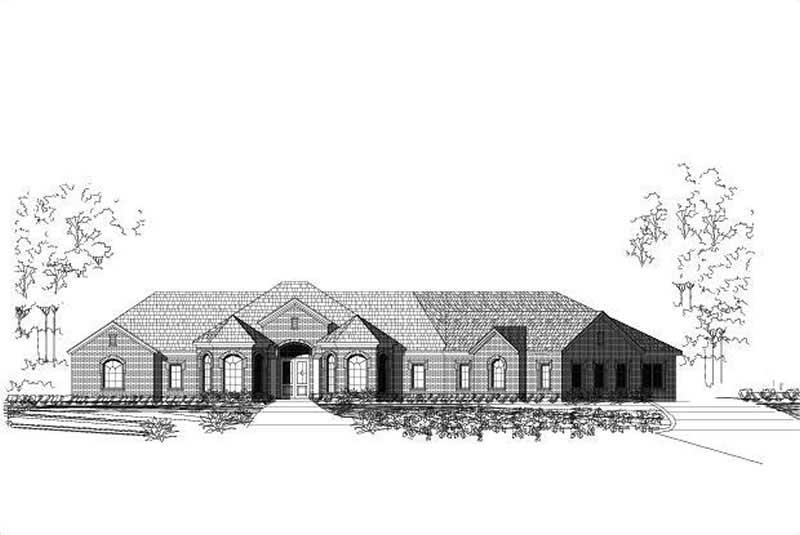4-Bedroom, 3655 Sq Ft Luxury Home Plan - 156-1180 - Main Exterior