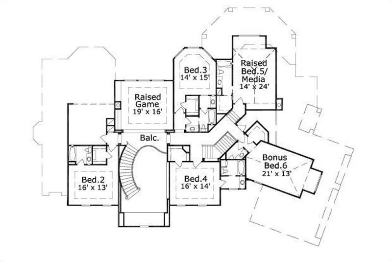 SECOND STORY FLOOR PLAN