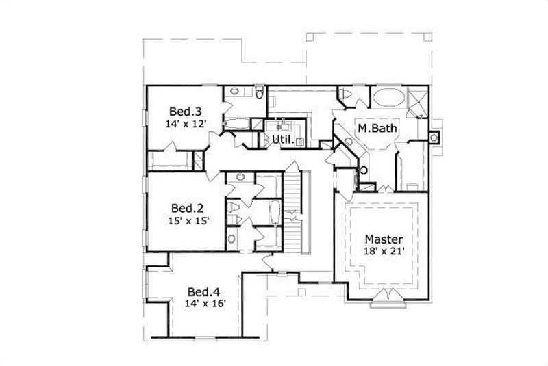 SECOND STORY FLOOR PLAN