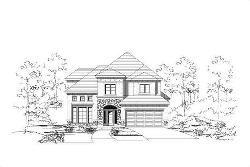 3-Bedroom, 3036 Sq Ft Spanish Home Plan - 156-1232 - Main Exterior
