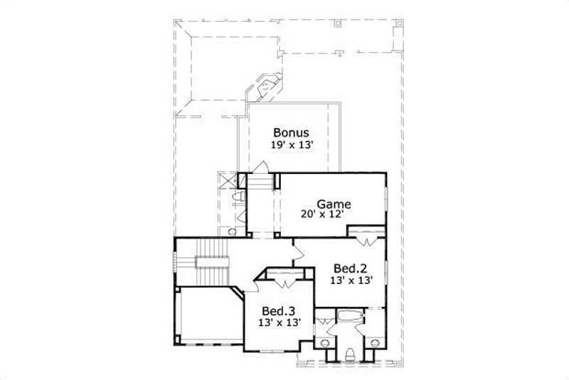 SECOND STORY FLOOR PLAN