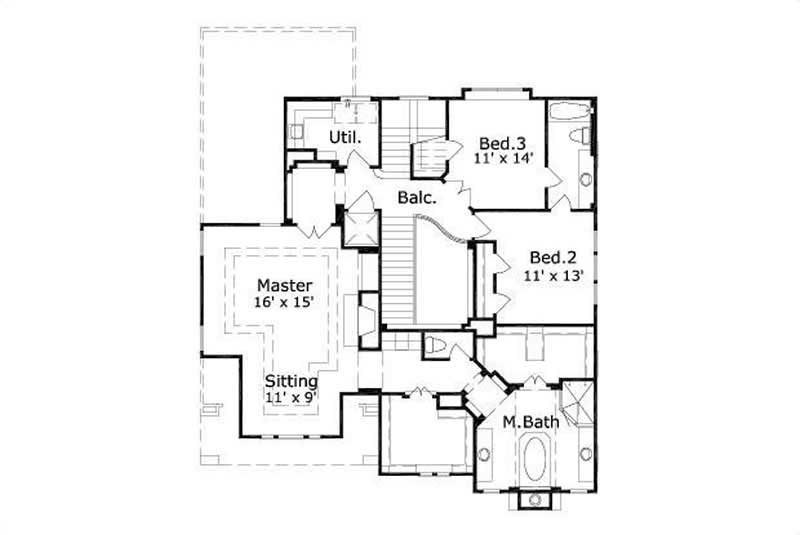SECOND STORY FLOOR PLAN
