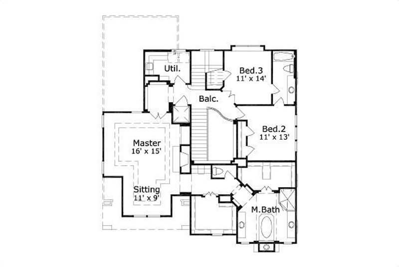 SECOND STORY FLOOR PLAN